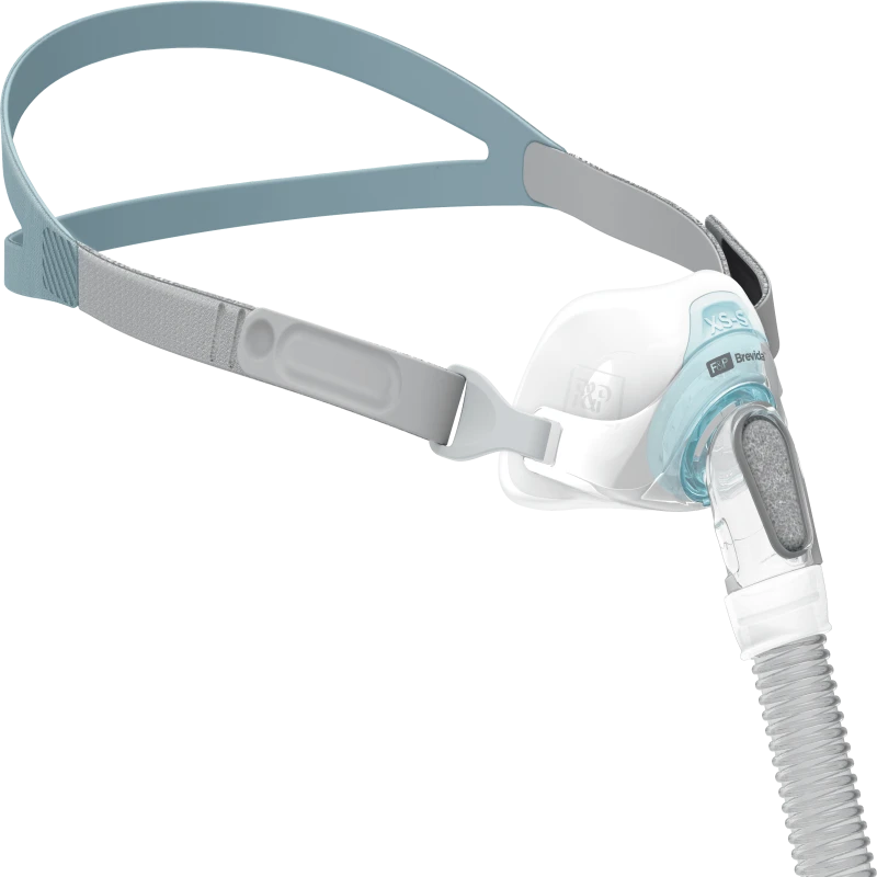 Brevida CPAP mask diffuser installed