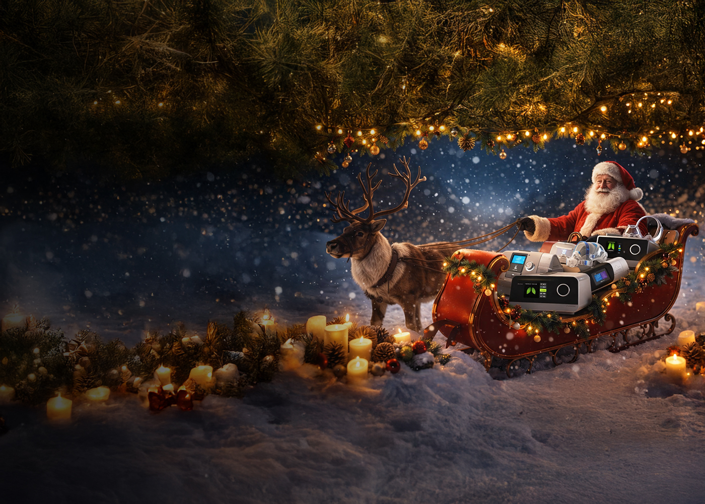 Christmas Hero Background