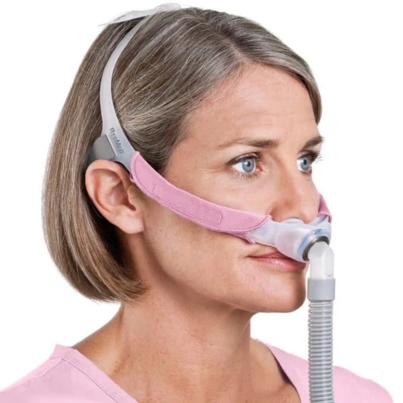 CPAP mask for her small headgear