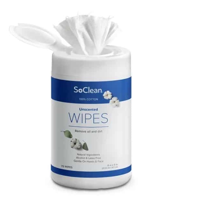 SoClean Unscented Wipes