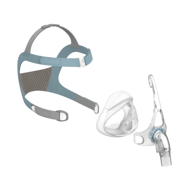 Vitera CPAP mask side view with headgear