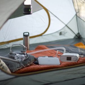 CPAP Machine in Tent - Travel CPAP - cpapRX