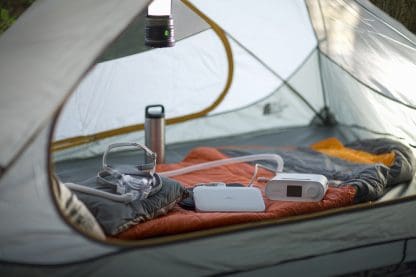 CPAP Machine in Tent - Travel CPAP - cpapRX